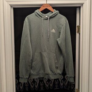 Adidas Men's Olive Green Medium Hoodie, COMFORTABLE